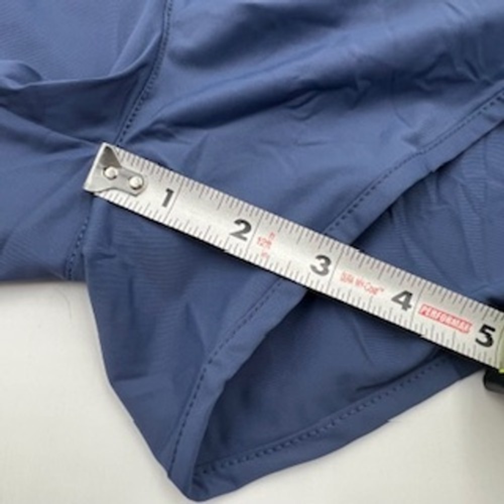 Allzero Womens Running Shorts Navy Blue Zip Pockets Lined Athletic Size Large - Picture 7 of 8